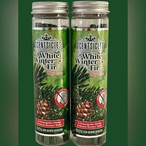 NWT 2 PACK SCENTSICLES WHITE WINTER FIR BUNDLE